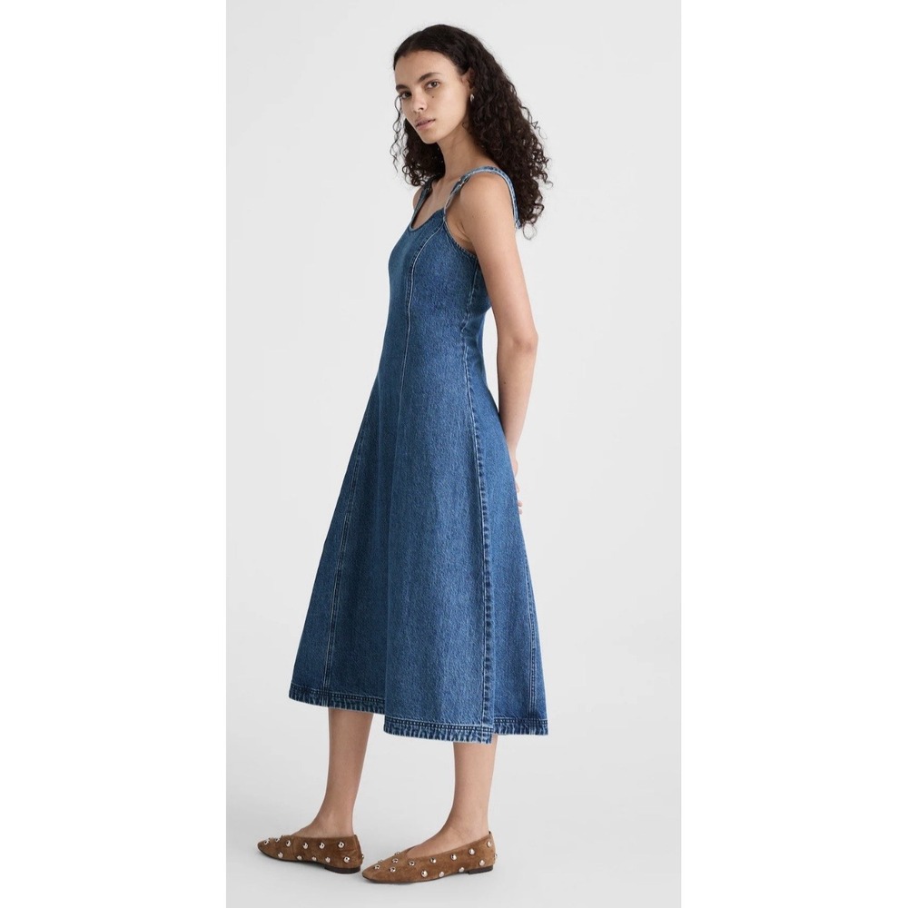 Madewell Women's Denim Midi Dress Size M